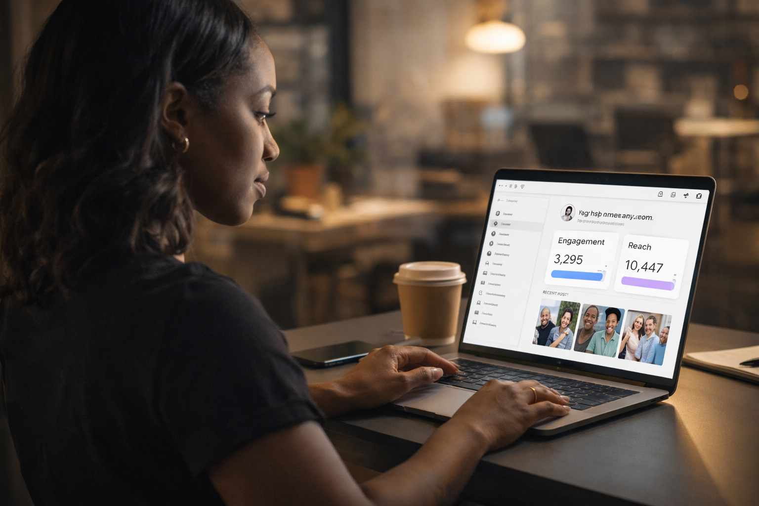 Social media management service